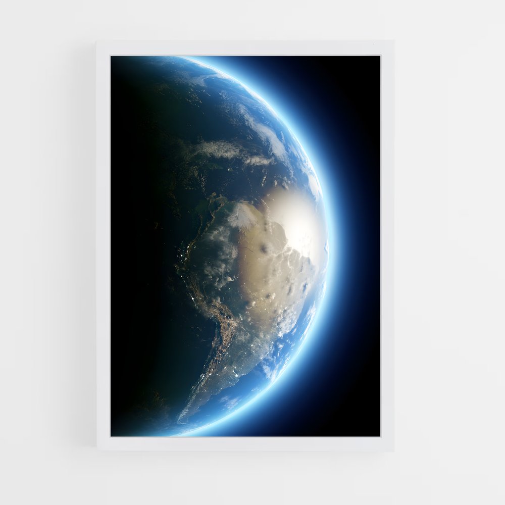 Poster Magnifique Terre – affiche Système solaire (vue 3)