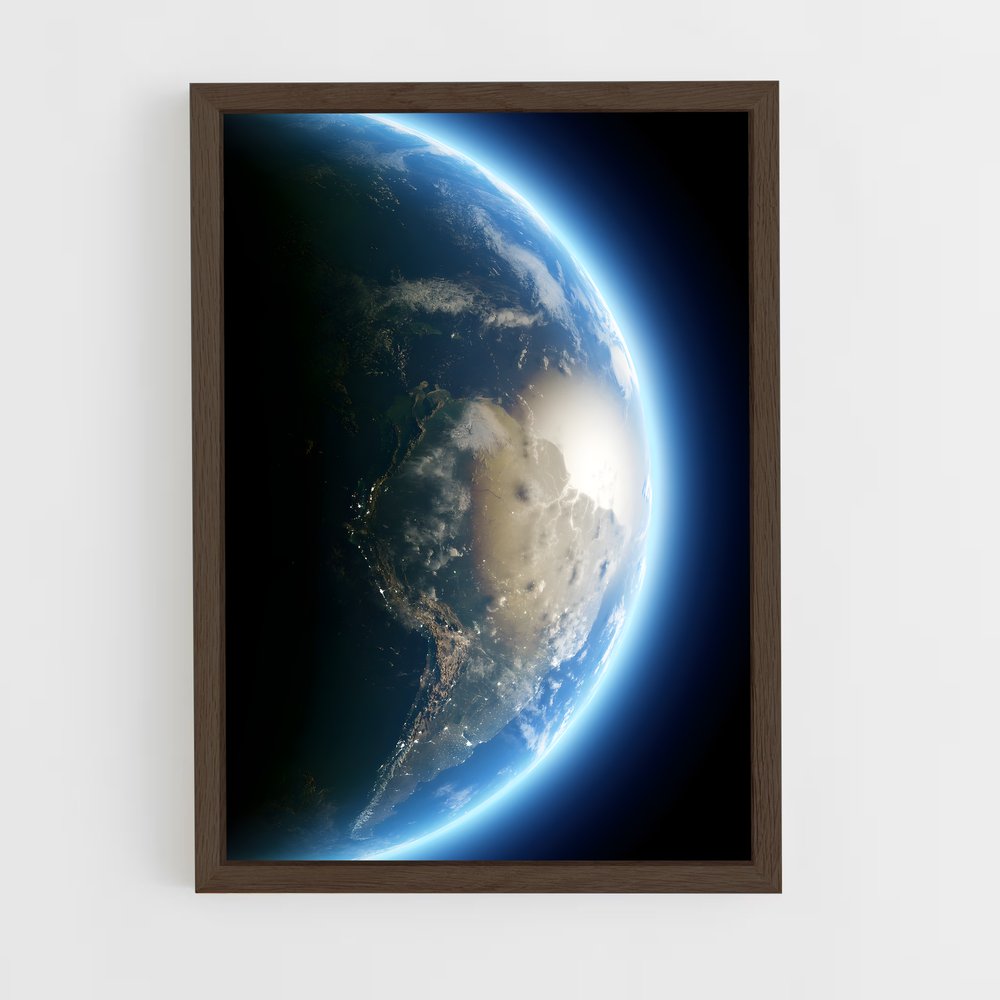 Poster Magnifique Terre – affiche Système solaire (vue 5)