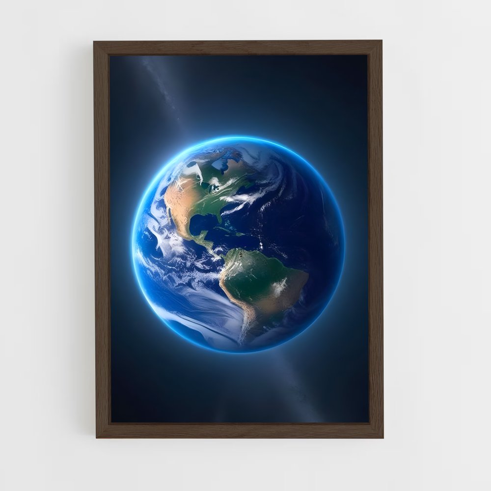 Poster Planète Bleue – affiche Système solaire (vue 5)