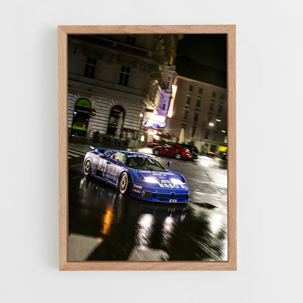 Poster Symphonie Asphalte – affiche Bugatti (vue 4)