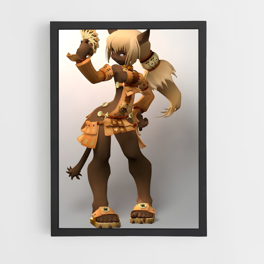 Poster L'Artisan Écaflip – affiche Dofus & Wakfu (vue 2)