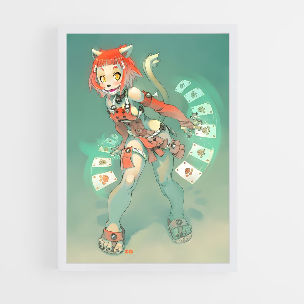 Poster Cat's Whimsy – affiche Dofus & Wakfu (vue 3)