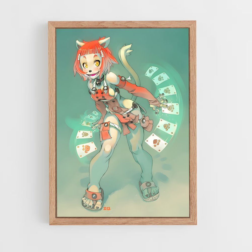 Poster Cat's Whimsy – affiche Dofus & Wakfu (vue 4)