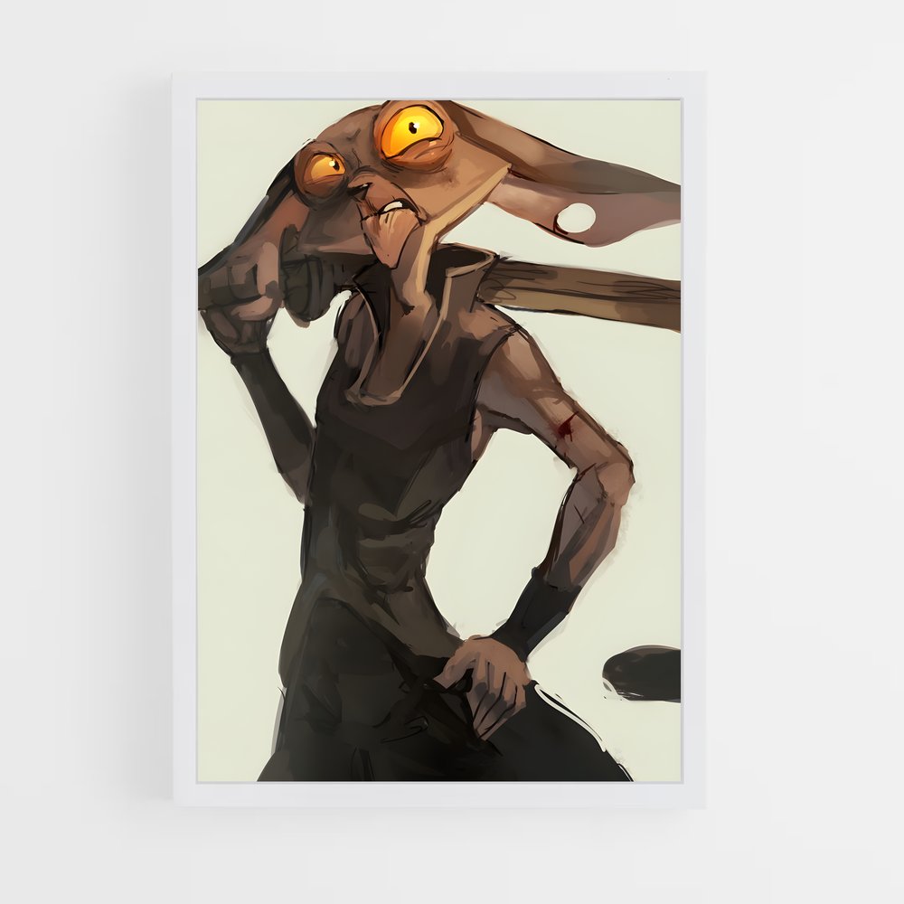 Poster Lapin Magicien – affiche Dofus & Wakfu (vue 3)