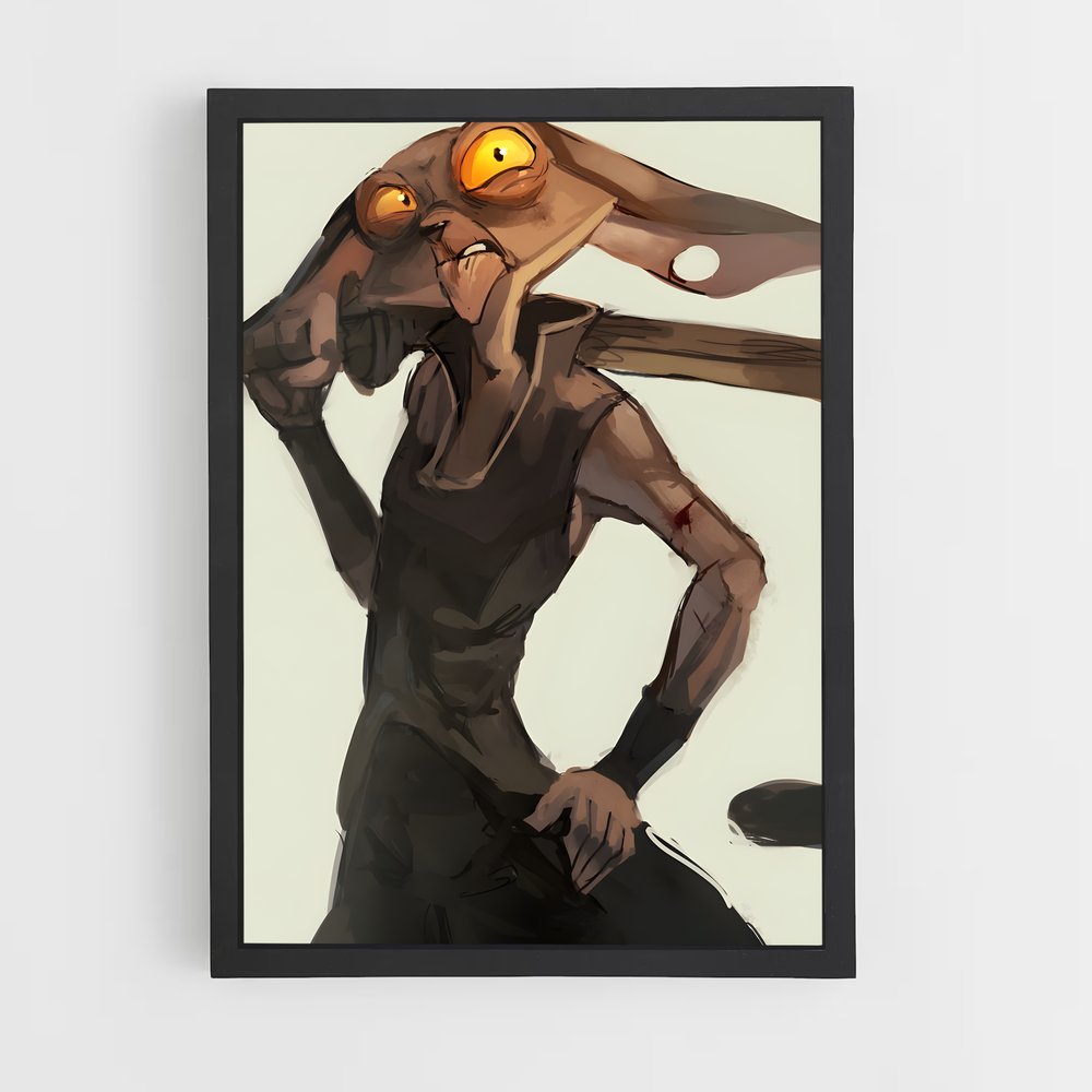 Poster Lapin Magicien – affiche Dofus & Wakfu (vue 2)