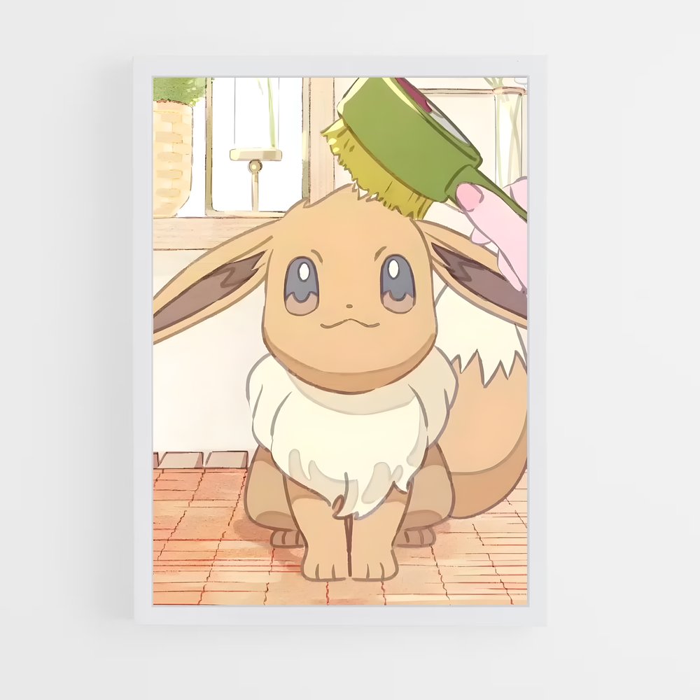 Poster Eevee et le Lapin Magique – affiche Pokemon (vue 3)
