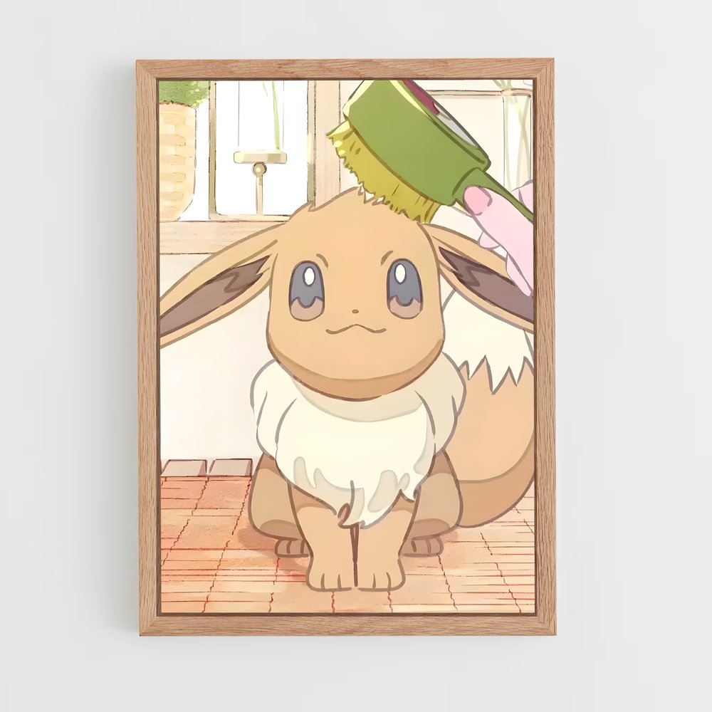 Poster Eevee et le Lapin Magique – affiche Pokemon (vue 4)