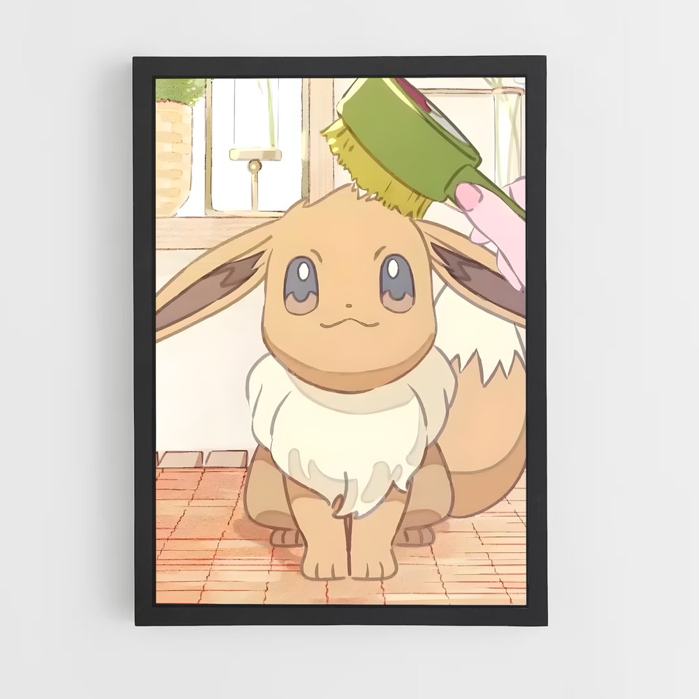 Poster Eevee et le Lapin Magique – affiche Pokemon (vue 2)