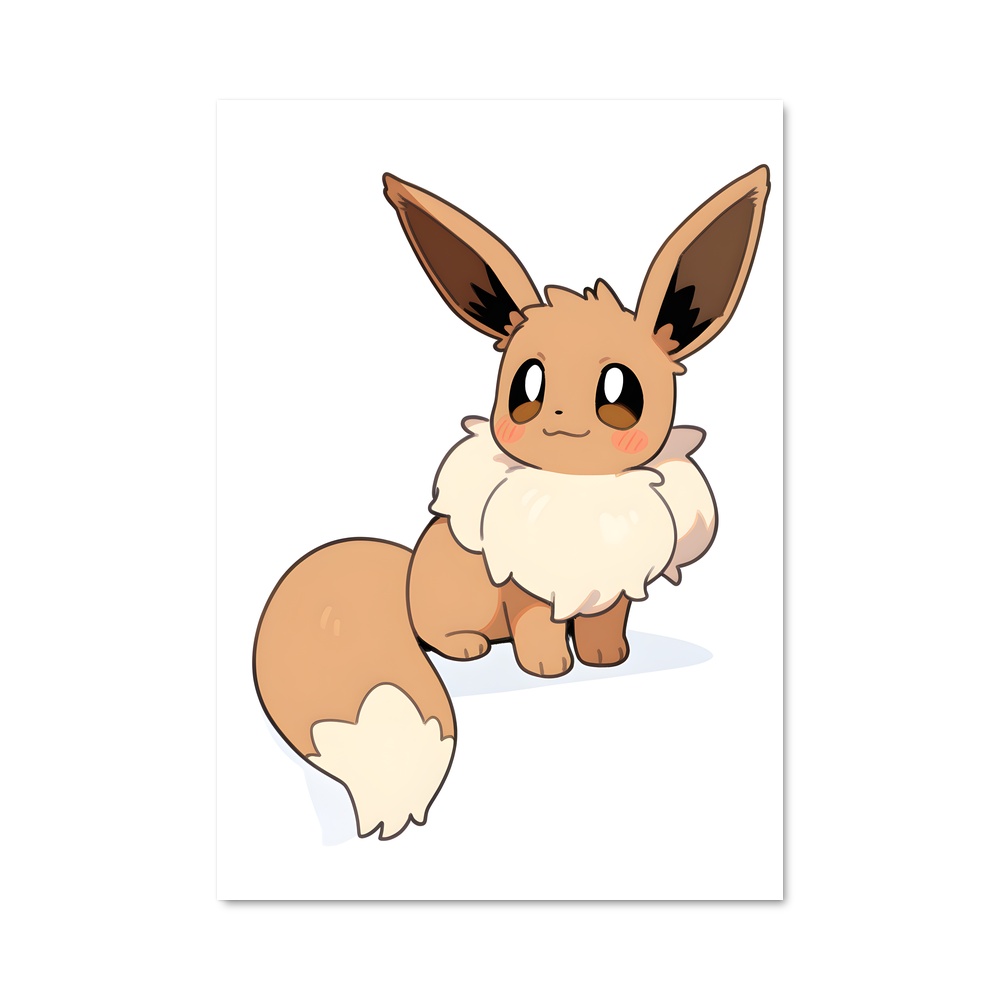 Poster Évolution d'Eevee – affiche Pokemon