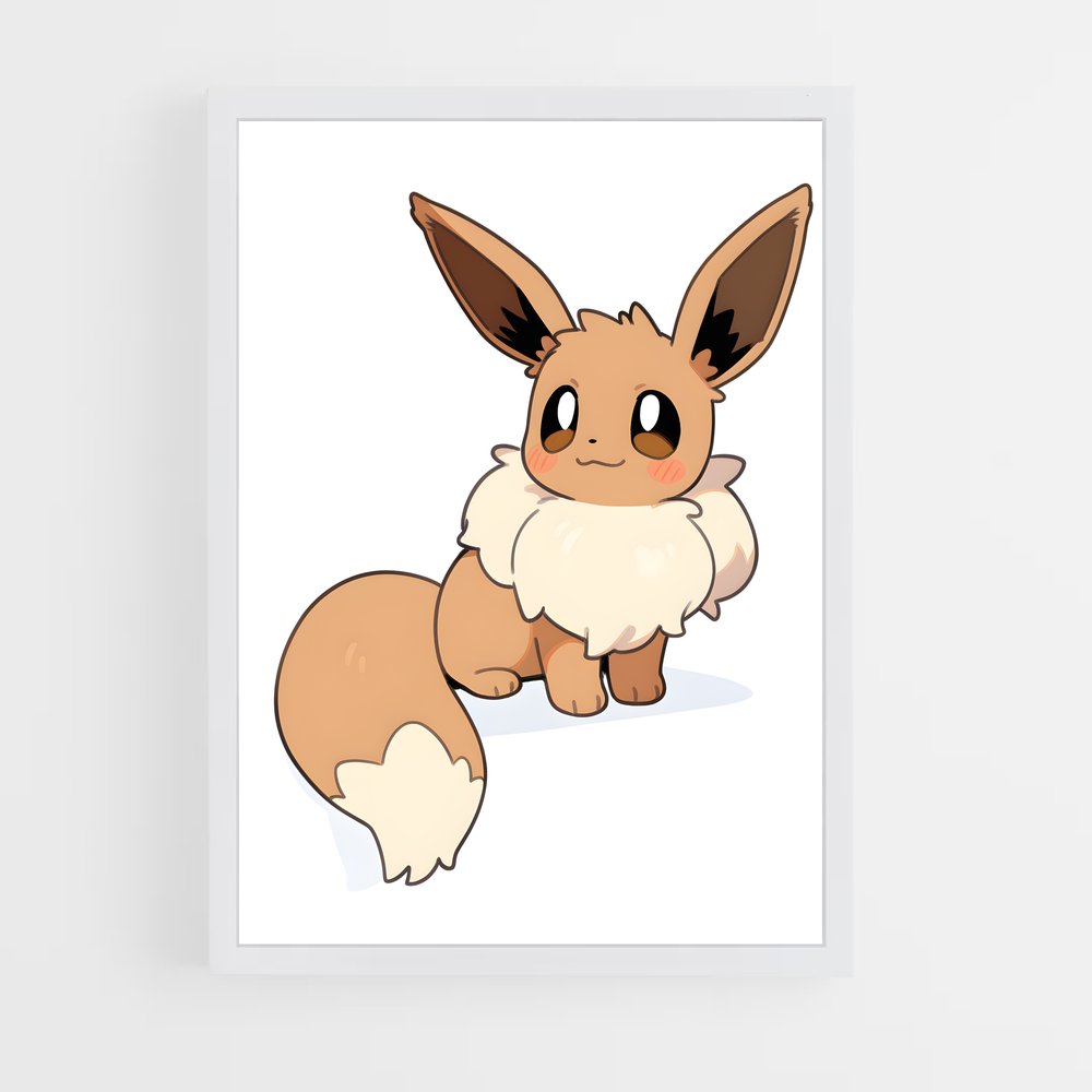 Poster Évolution d'Eevee – affiche Pokemon (vue 3)