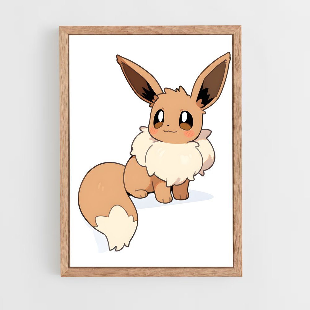 Poster Évolution d'Eevee – affiche Pokemon (vue 4)