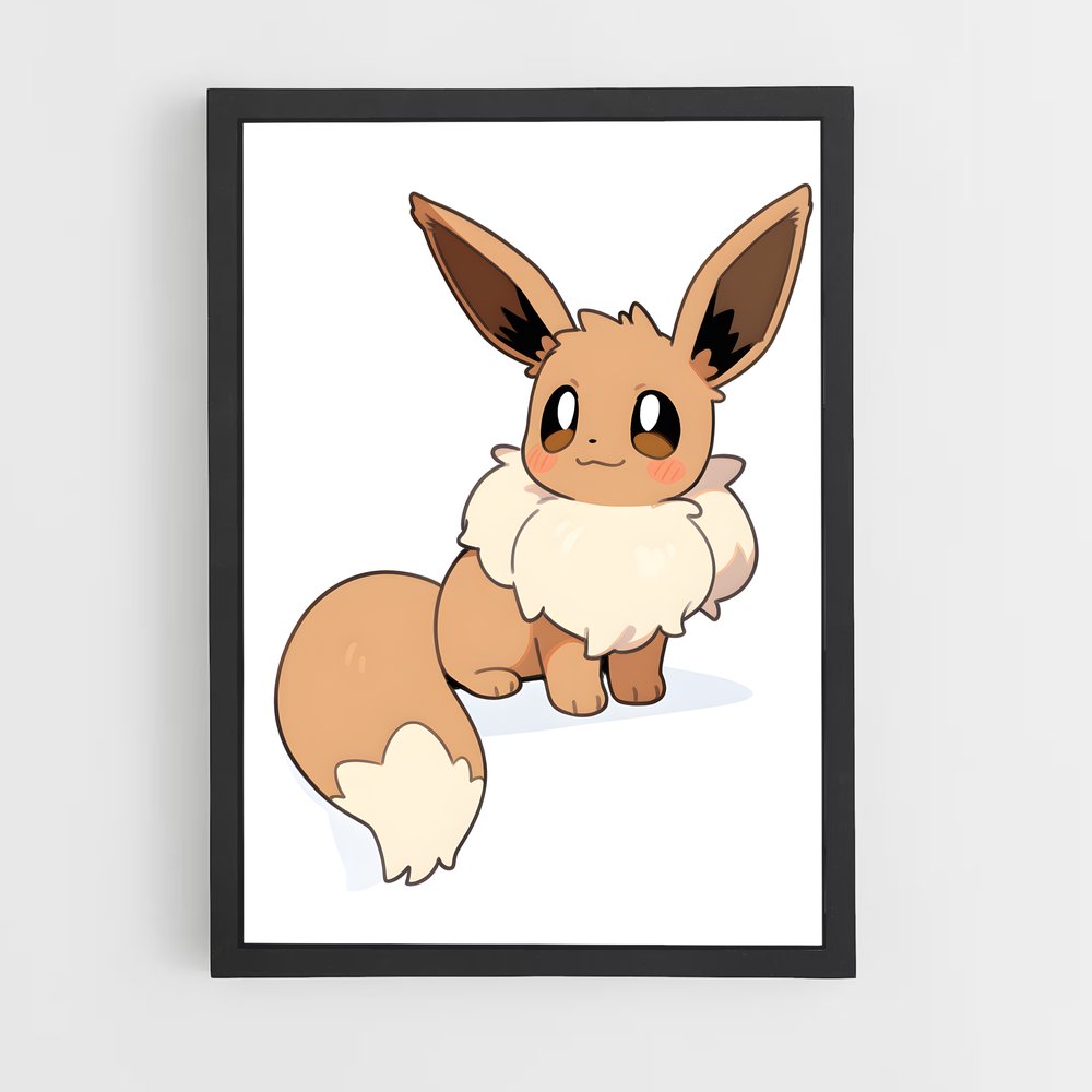 Poster Évolution d'Eevee – affiche Pokemon (vue 2)