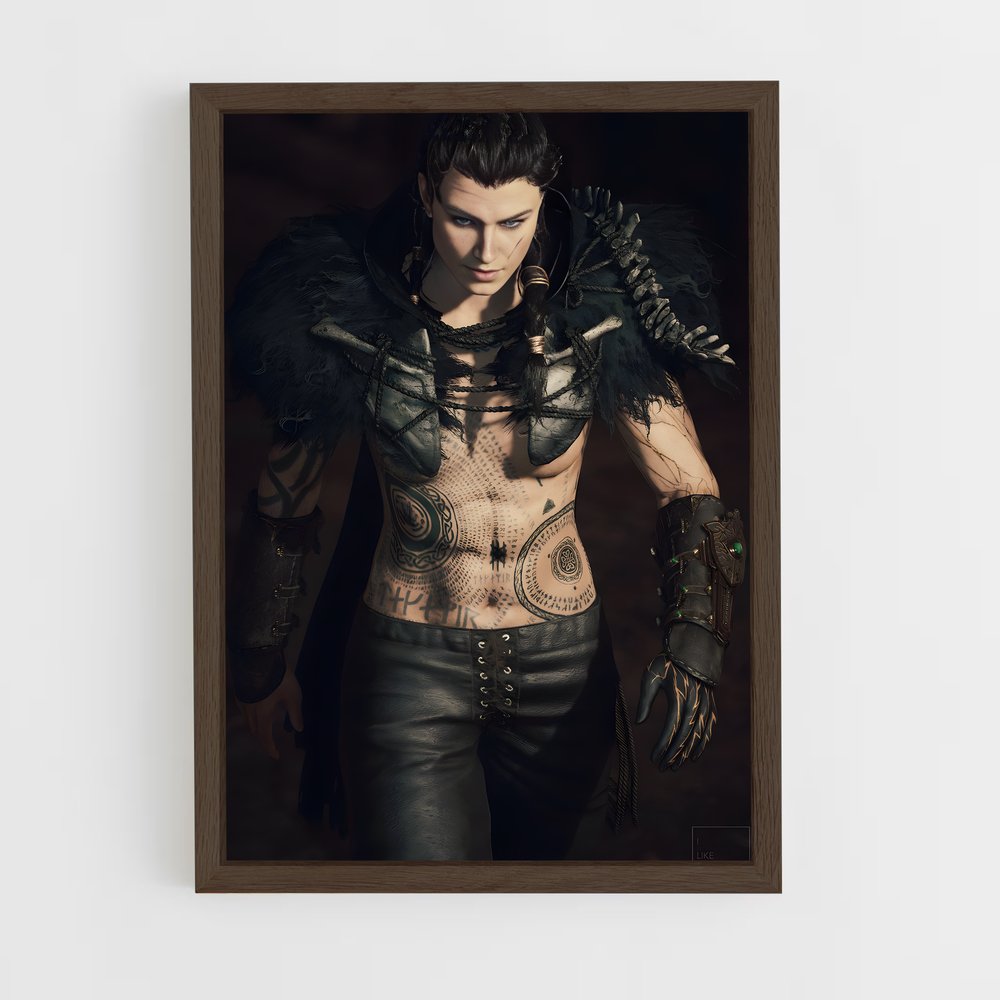 Poster Eivor le Guerrier Ailé – affiche Assassin's Creed (vue 5)