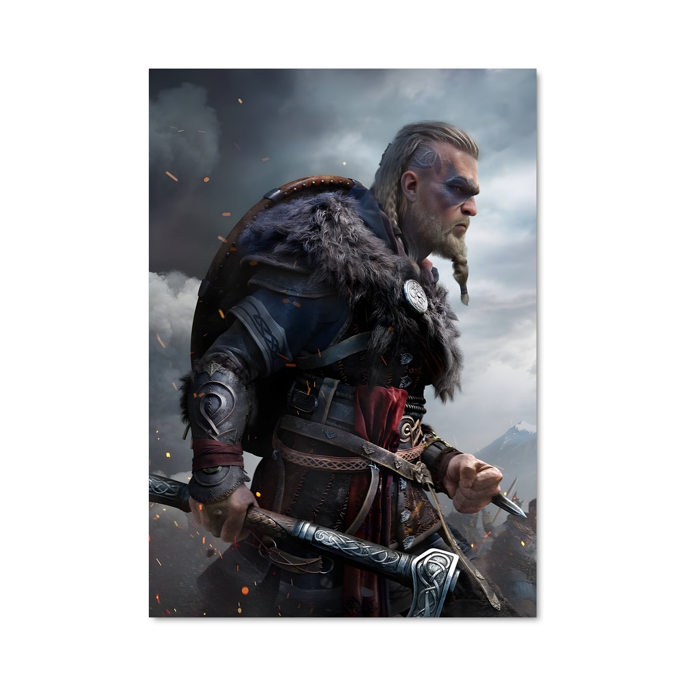 Poster Eivor le Vaillant – affiche Assassin's Creed
