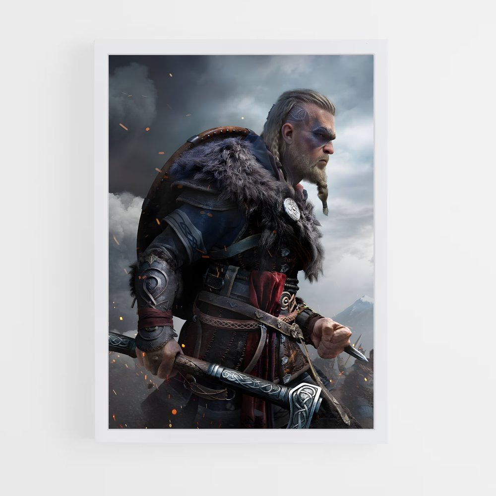 Poster Eivor le Vaillant – affiche Assassin's Creed (vue 3)