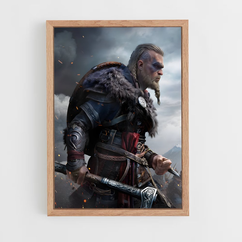 Poster Eivor le Vaillant – affiche Assassin's Creed (vue 4)