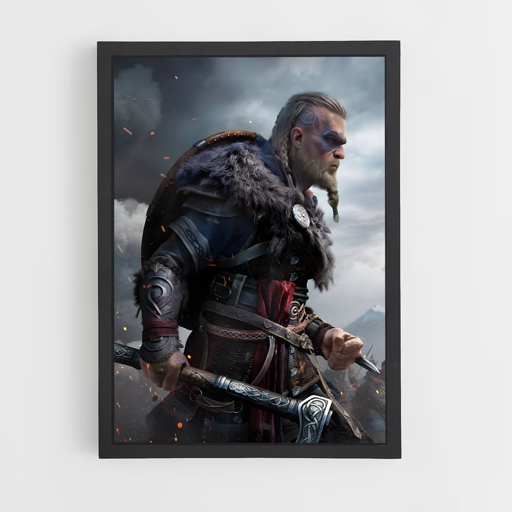 Poster Eivor le Vaillant – affiche Assassin's Creed (vue 2)