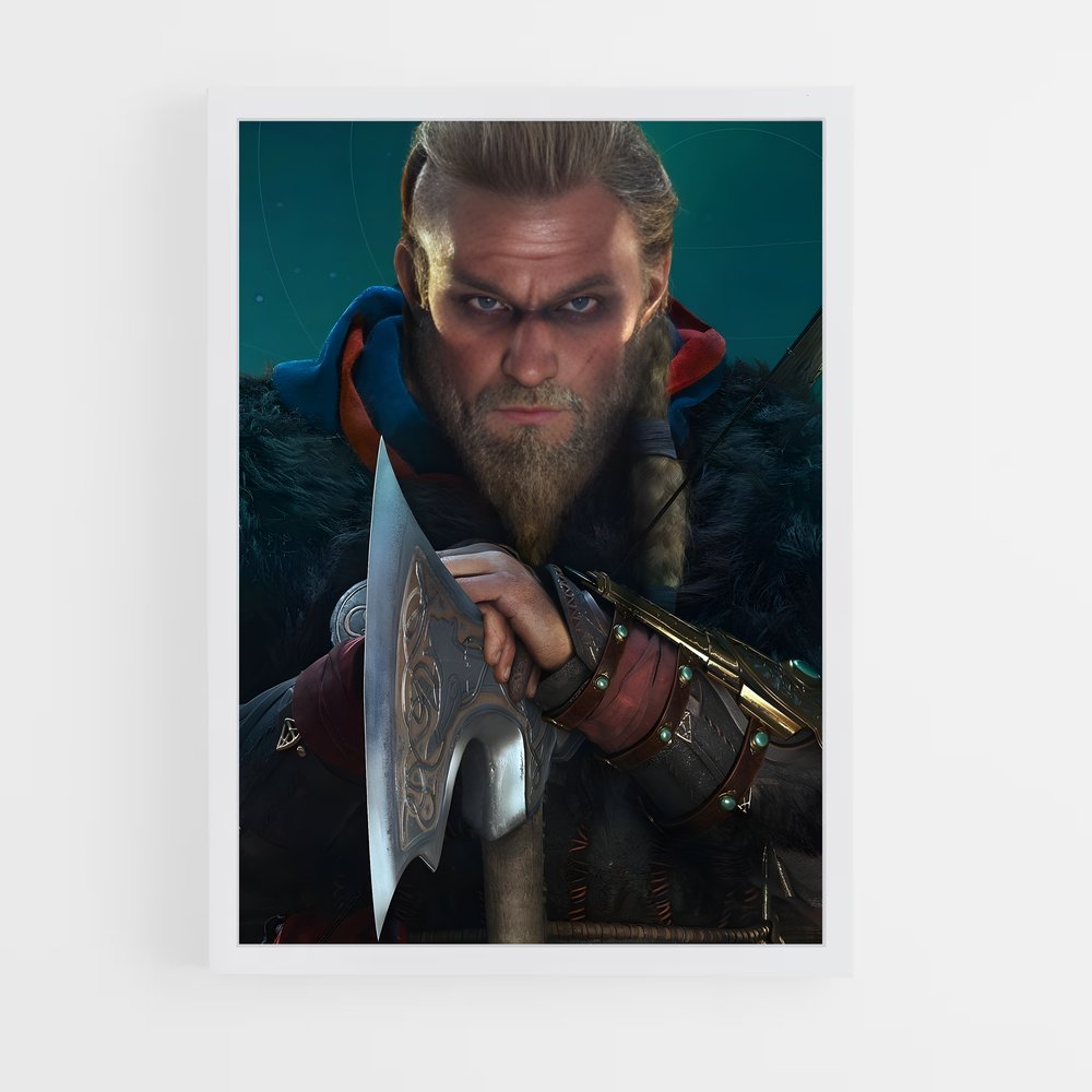Poster Eivor roi – affiche Assassin's Creed (vue 3)