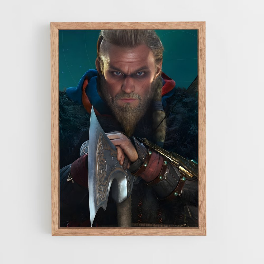 Poster Eivor roi – affiche Assassin's Creed (vue 4)