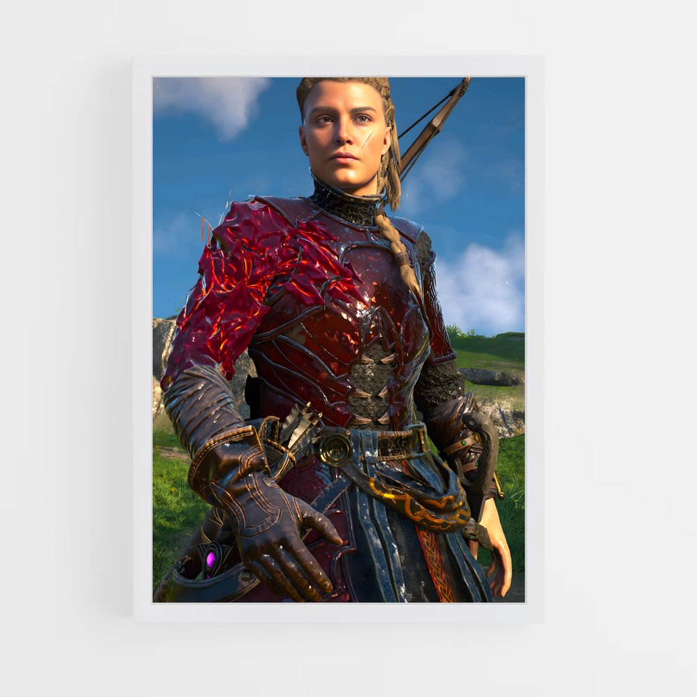 Poster Eivor en Armure – affiche Assassin's Creed (vue 3)