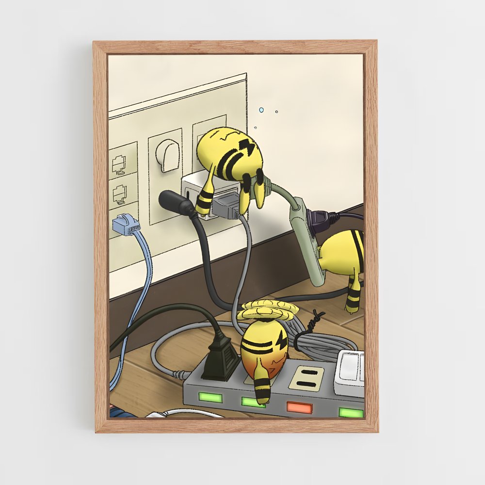 Poster Geek en Action – affiche Pokemon (vue 4)
