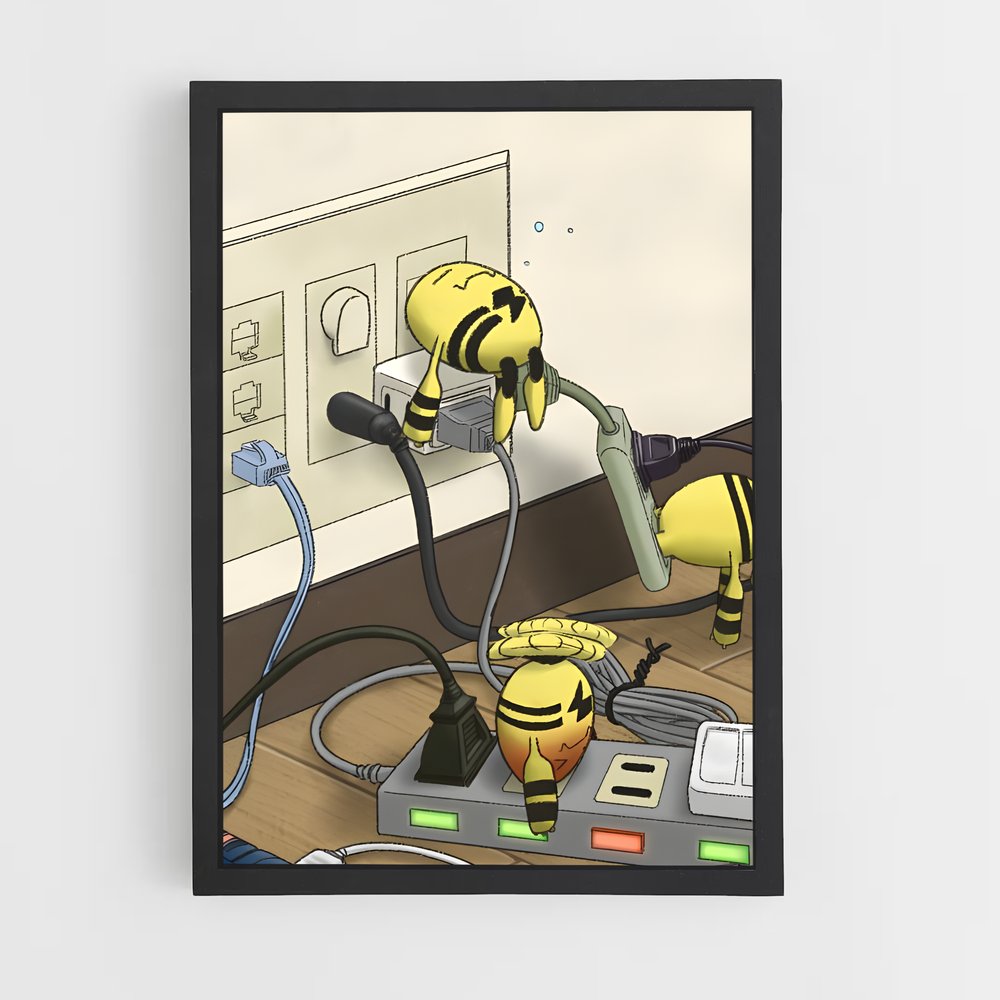 Poster Geek en Action – affiche Pokemon (vue 2)