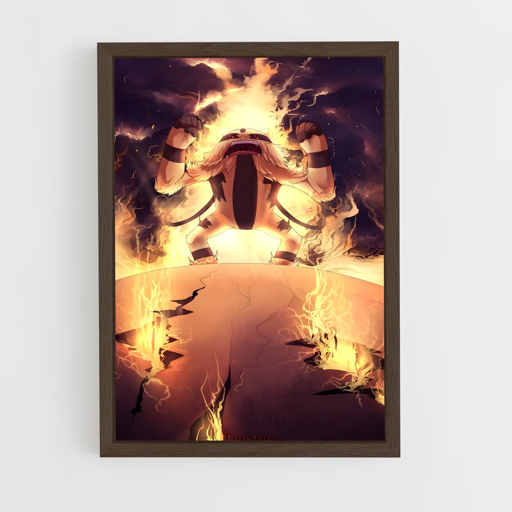 Poster Inferno Céleste – affiche Pokemon (vue 5)