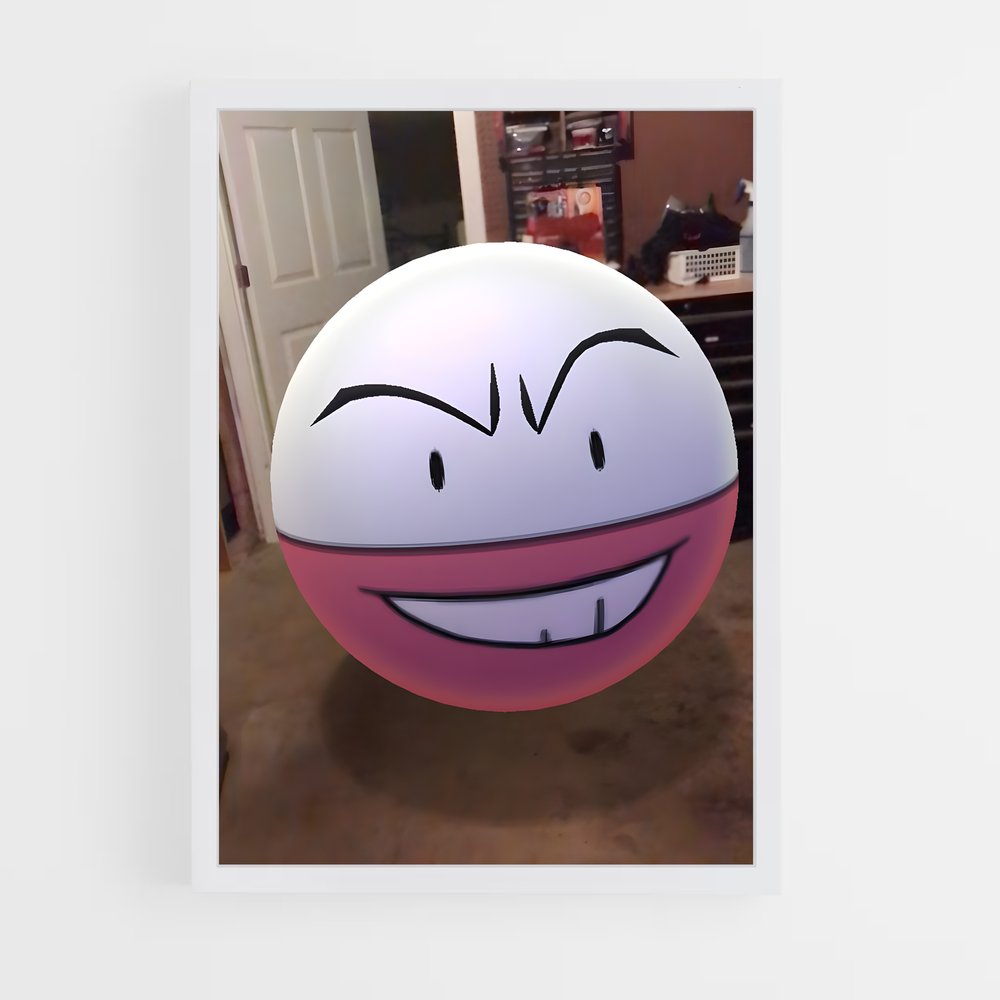 Poster Smiley Electrode – affiche Pokemon (vue 3)