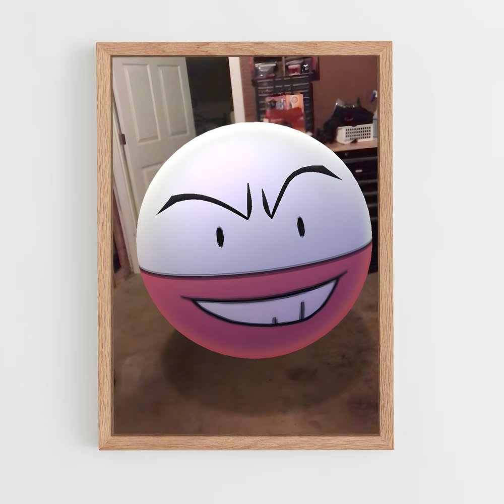 Poster Smiley Electrode – affiche Pokemon (vue 4)
