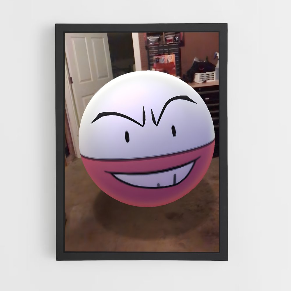 Poster Smiley Electrode – affiche Pokemon (vue 2)
