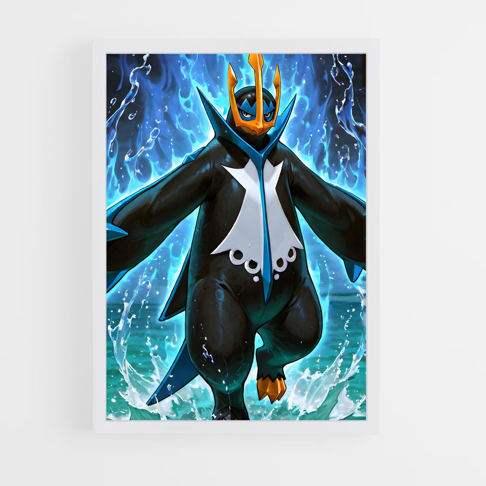 Poster Flamme Élégante – affiche Pokemon (vue 3)