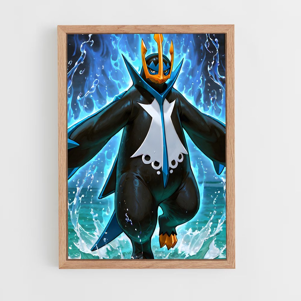Poster Flamme Élégante – affiche Pokemon (vue 4)
