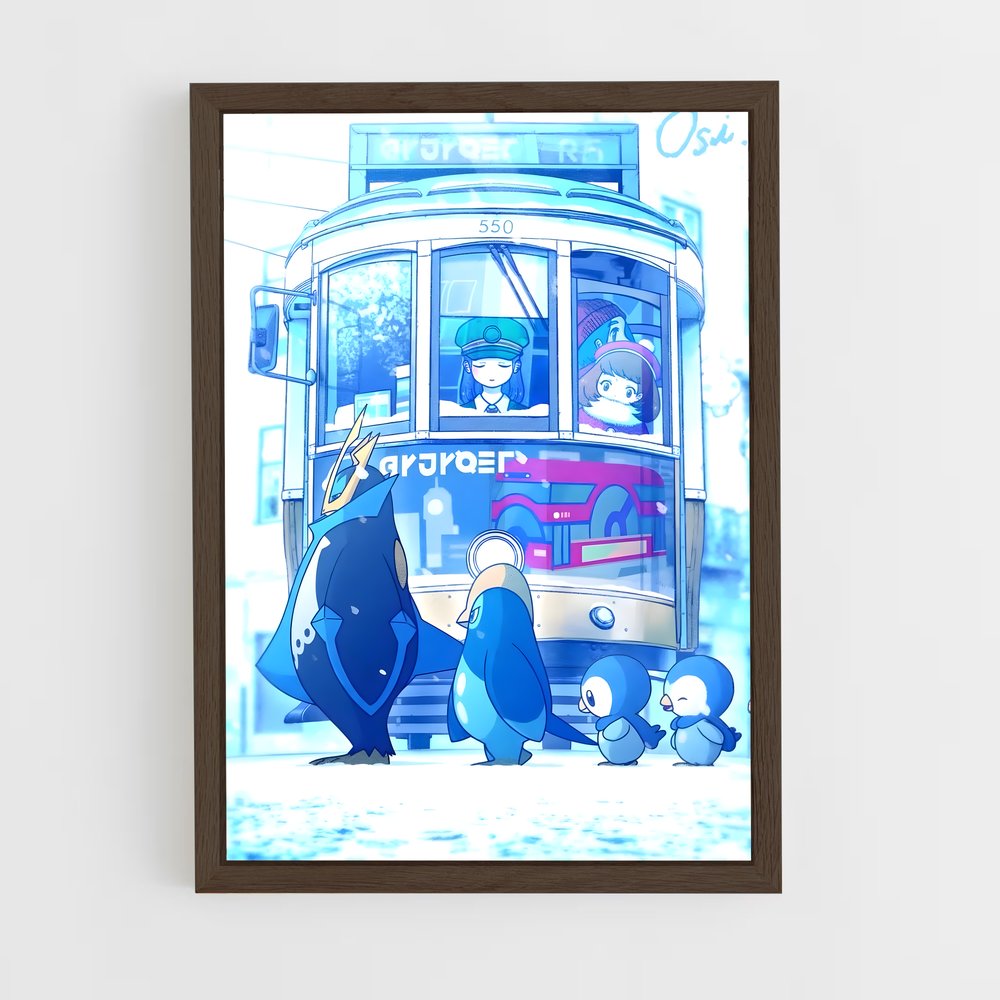 Poster Empoleon Express – affiche Pokemon (vue 5)