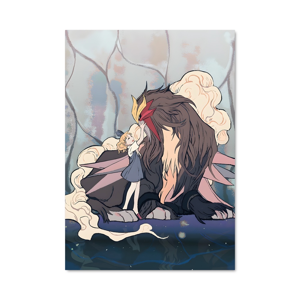 Poster Entei amour – affiche Pokemon