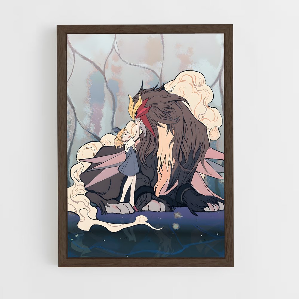 Poster Entei amour – affiche Pokemon (vue 5)