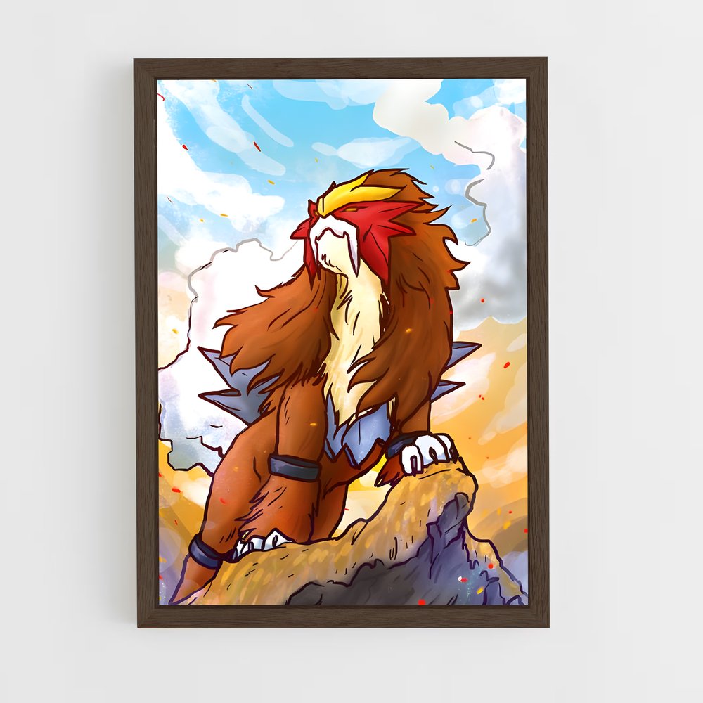 Poster LioMagma – affiche Pokemon (vue 5)