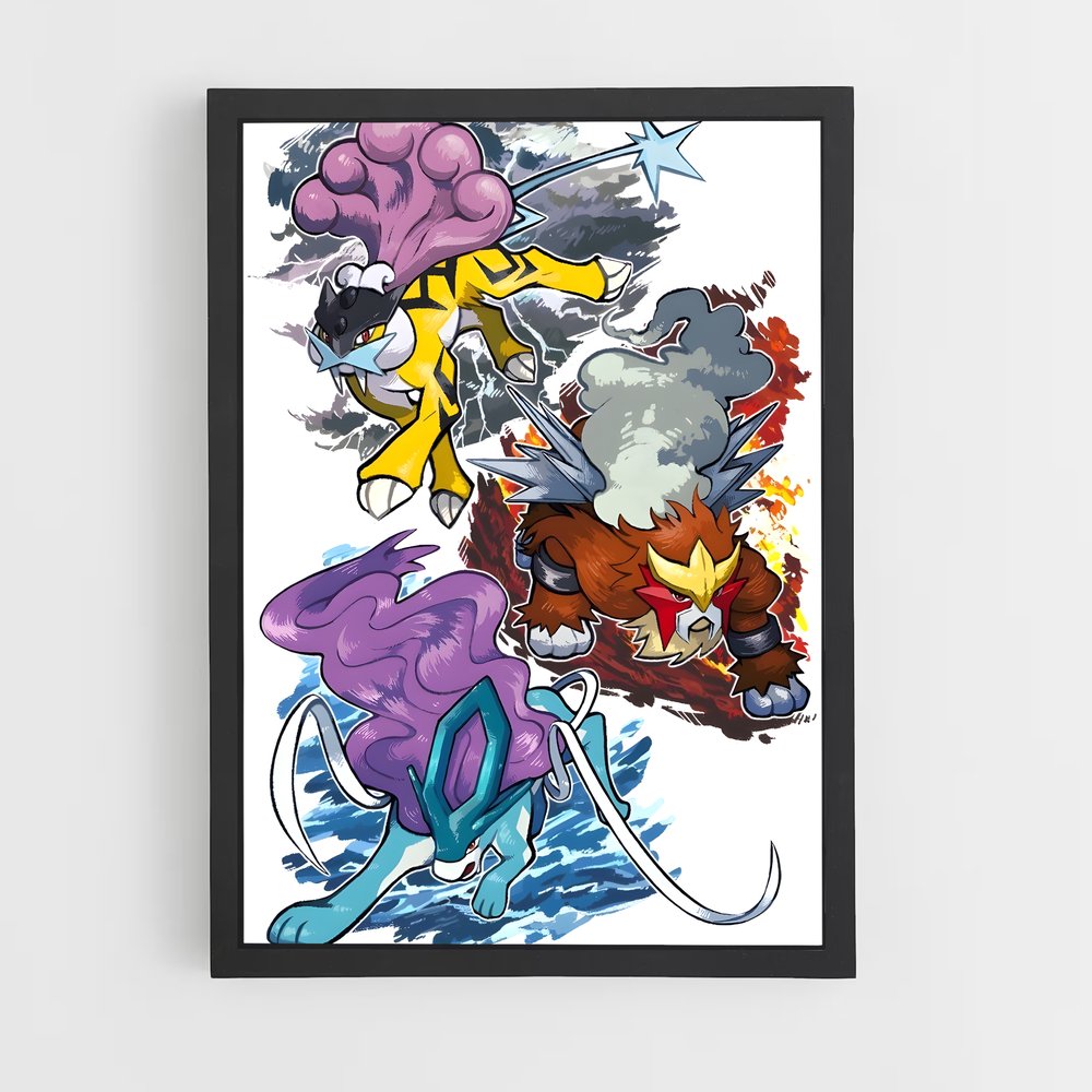 Poster Sonic & Shadow : Rivaux Éternels – affiche Pokemon (vue 2)