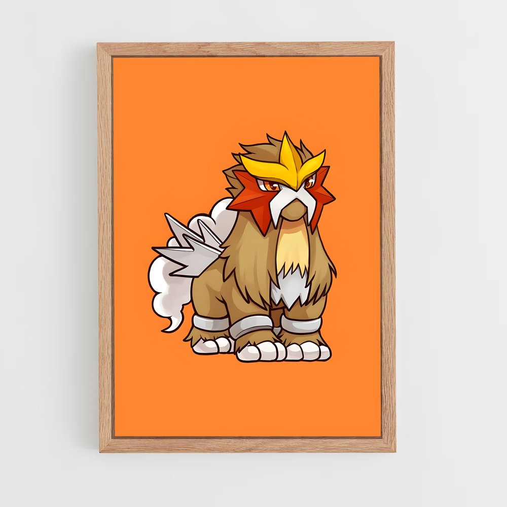 Poster Cheveux de Flamme – affiche Pokemon (vue 4)