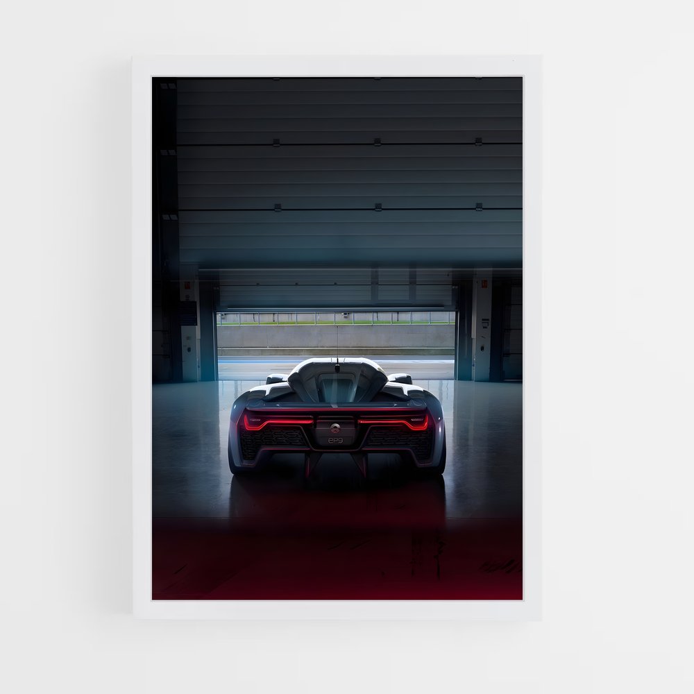 Poster Garage Nocturne – affiche Nio (vue 3)