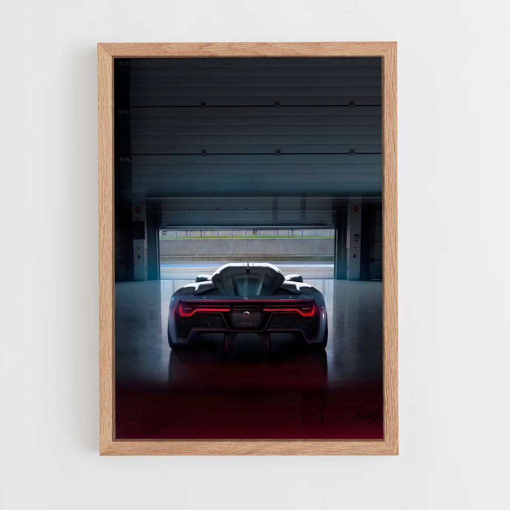 Poster Garage Nocturne – affiche Nio (vue 4)
