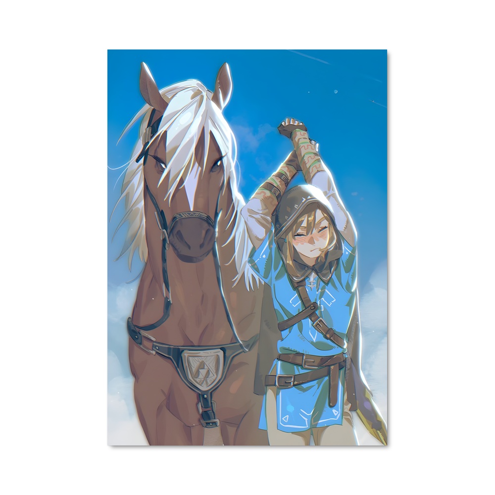 Poster Complices Équestres – affiche Zelda