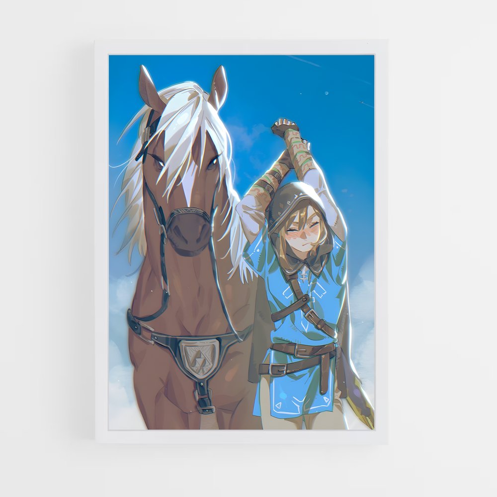 Poster Complices Équestres – affiche Zelda (vue 3)
