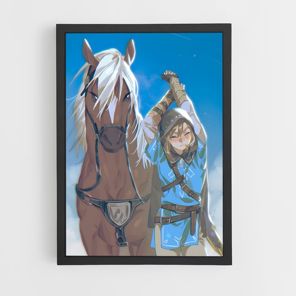 Poster Complices Équestres – affiche Zelda (vue 2)