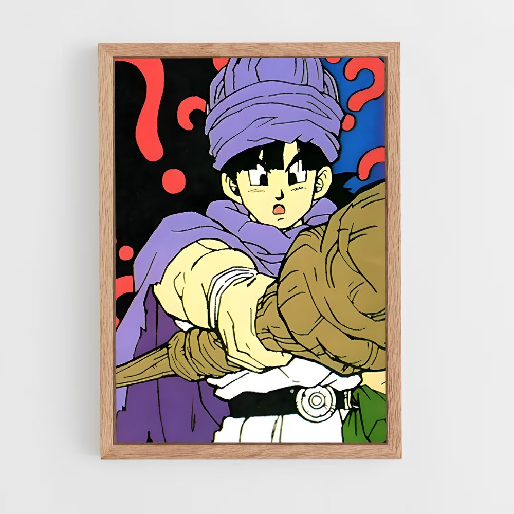 Poster Magicien d'Émeraude – affiche Dragon quest (vue 4)