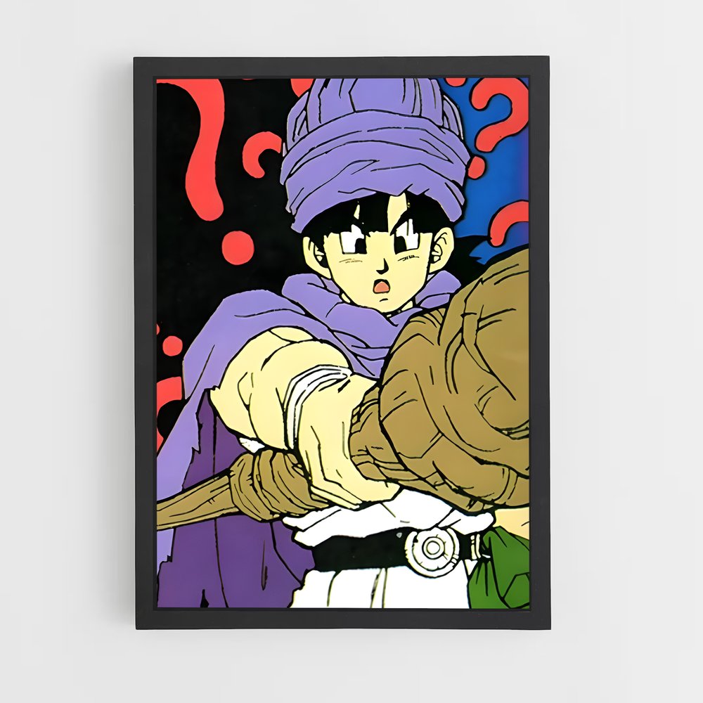 Poster Magicien d'Émeraude – affiche Dragon quest (vue 2)