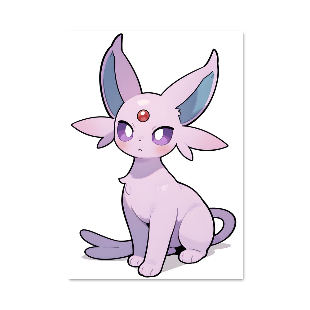 Poster Espeon Éthéré – affiche Pokemon