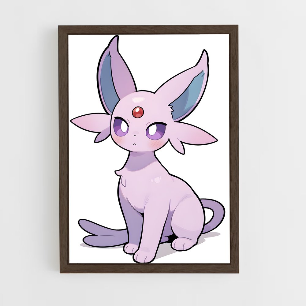 Poster Espeon Éthéré – affiche Pokemon (vue 5)