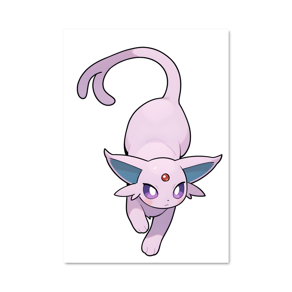 Poster Espeon Éveillez – affiche Pokemon