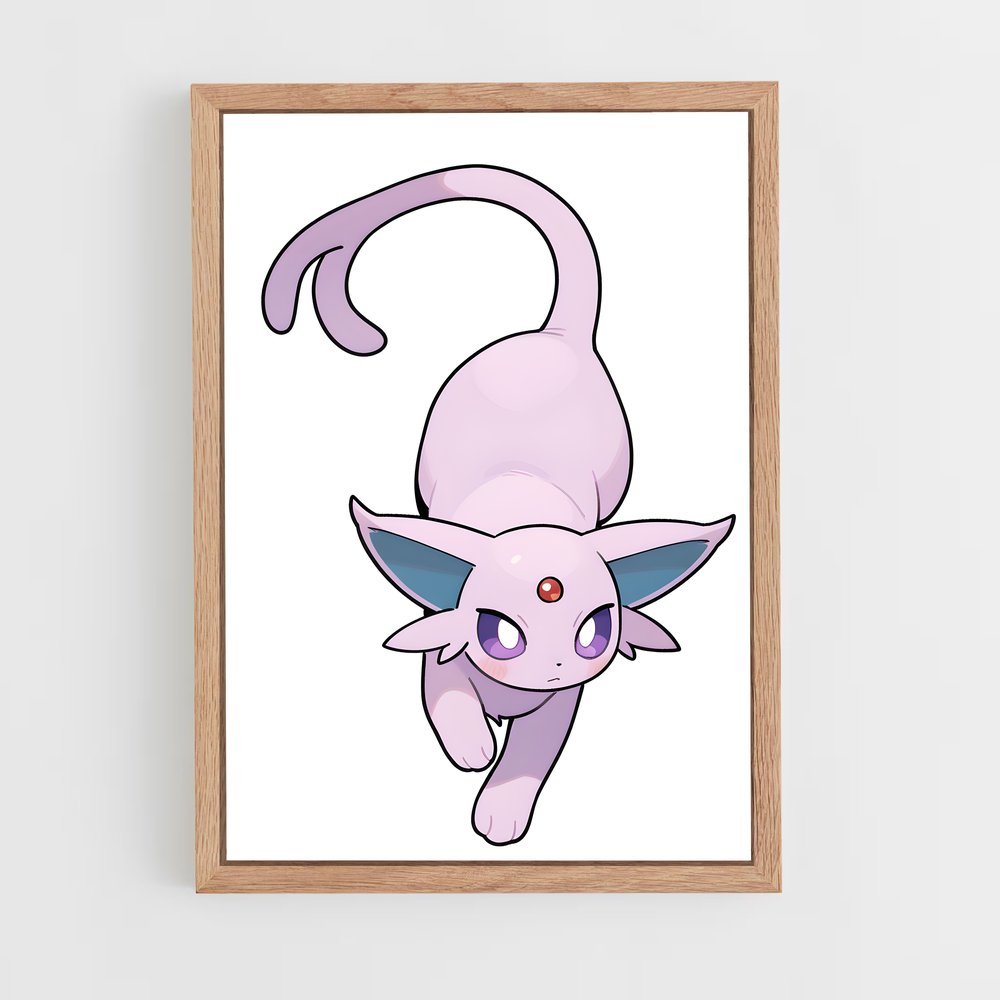 Poster Espeon Éveillez – affiche Pokemon (vue 4)