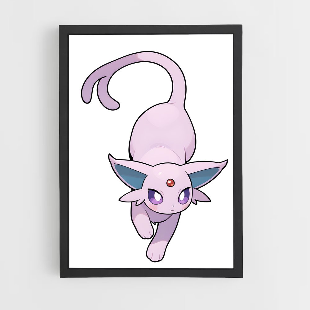 Poster Espeon Éveillez – affiche Pokemon (vue 2)